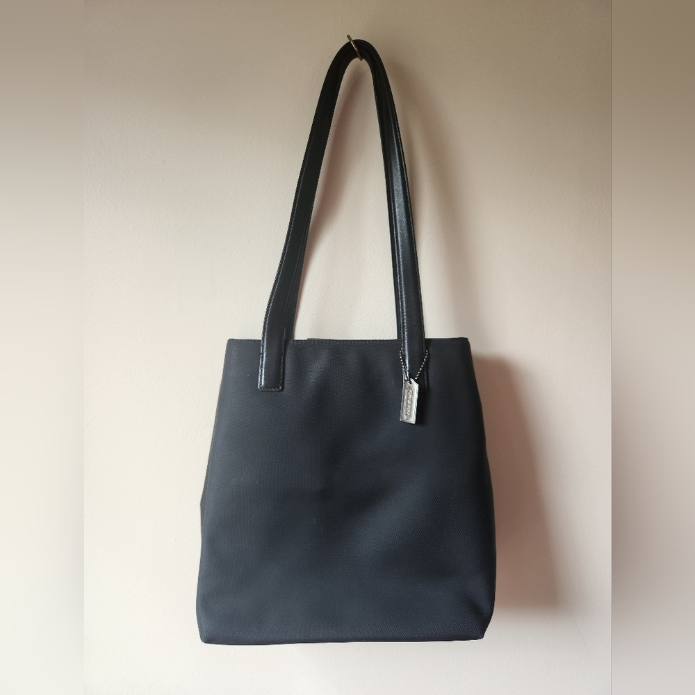 Coach Black Nylon Tote